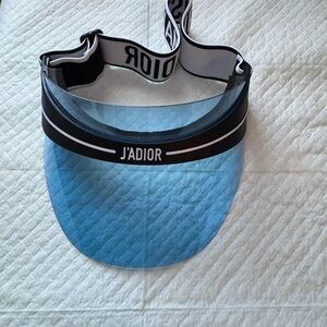 Dior Blue and Black Visor Hat
